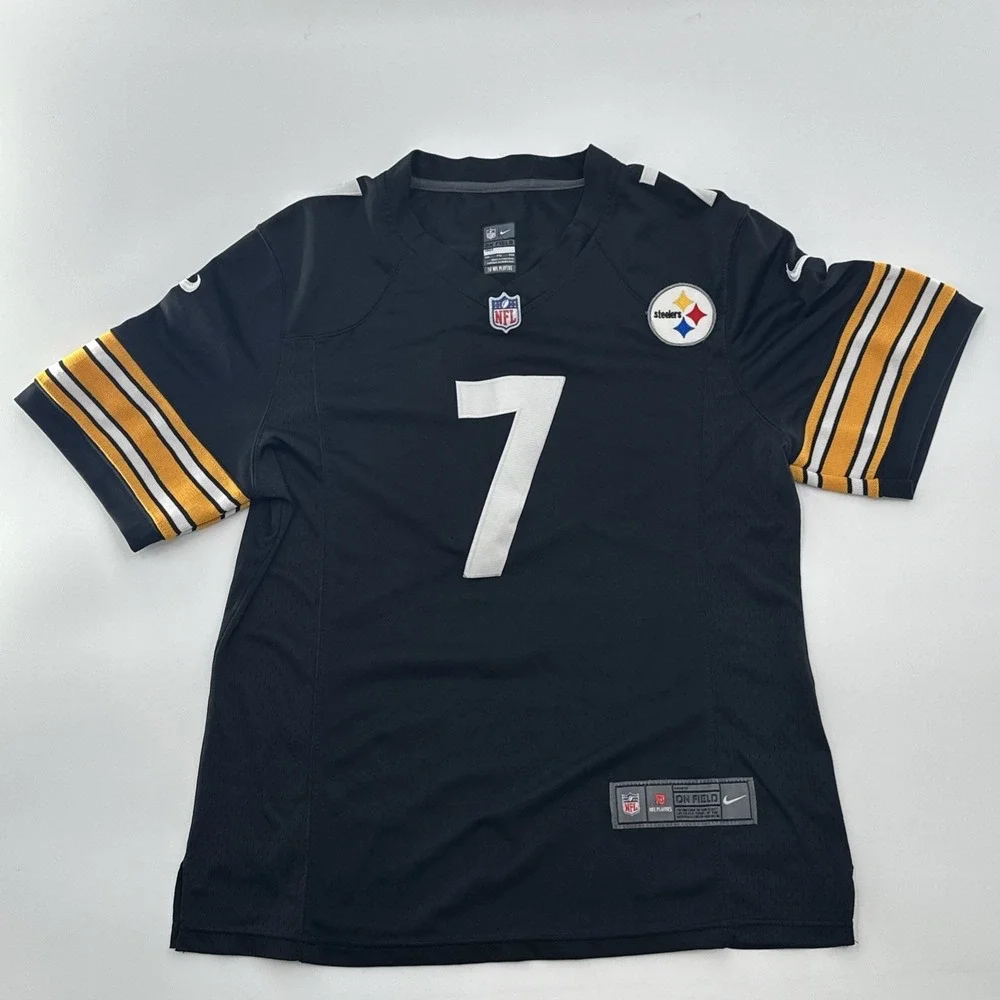 Nike On Field NFL Pittsburgh Steelers Jersey‎ Ben Roethlisberger #7 Youth XXL